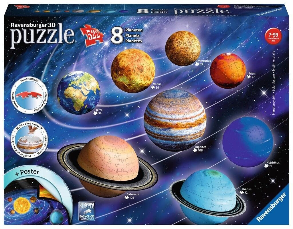 Buy Ravensburger 8 Planets from £39.48 (Today) – Best Deals on