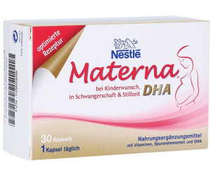 Nestlé Materna DHA (30 cps.) a € 18,70 (oggi) | Migliori prezzi e offerte  su idealo