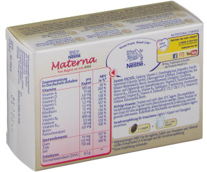 Nestlé Materna DHA (30 cps.) a € 18,70 (oggi) | Migliori prezzi e offerte  su idealo