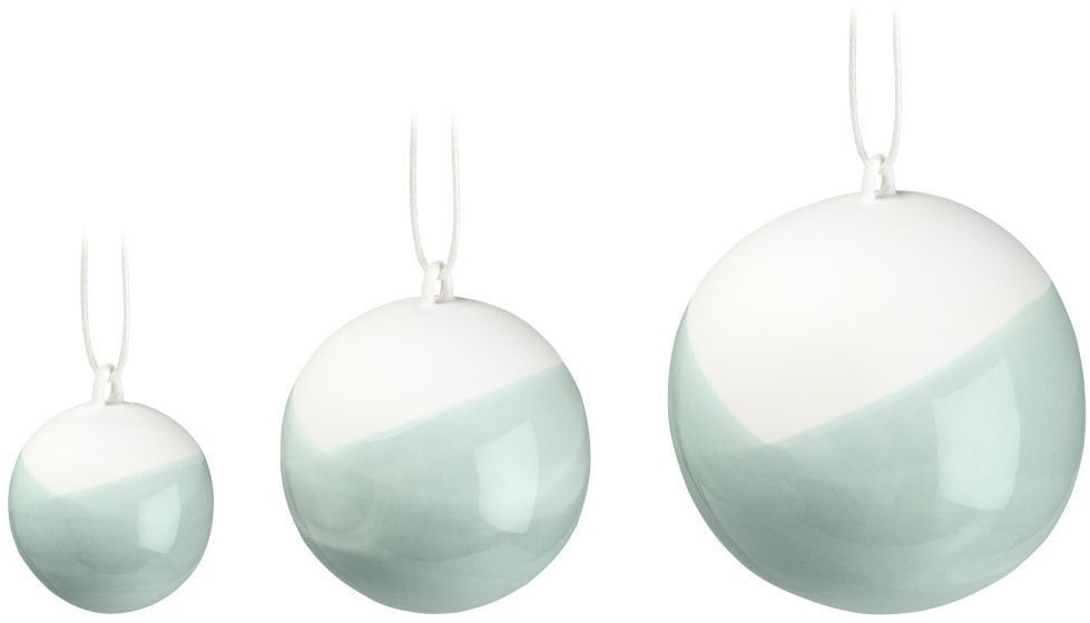 Kähler Nobili Julekugler 3 pieces jade