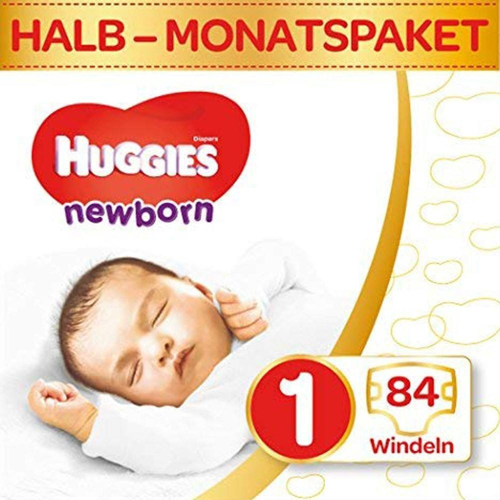 Huggies Newborn 1 (0-3 kg) 84 pcs