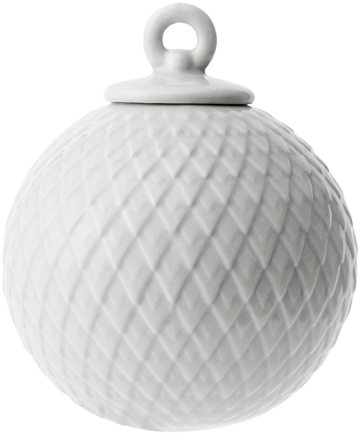Lyngby Porcelæn Rhombe Bauble grey (201595)