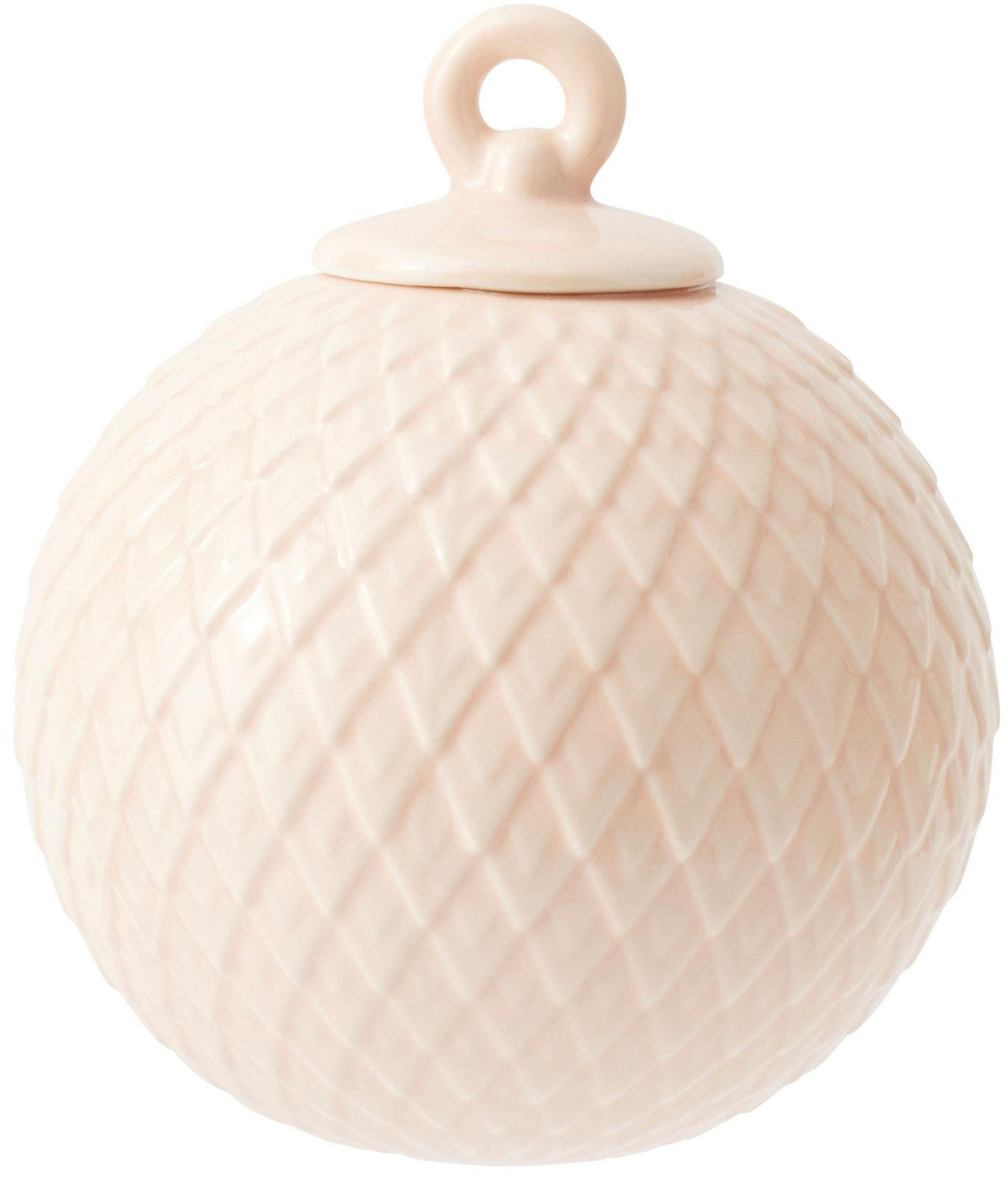 Lyngby Porcelæn Rhombe Bauble nude (201248)