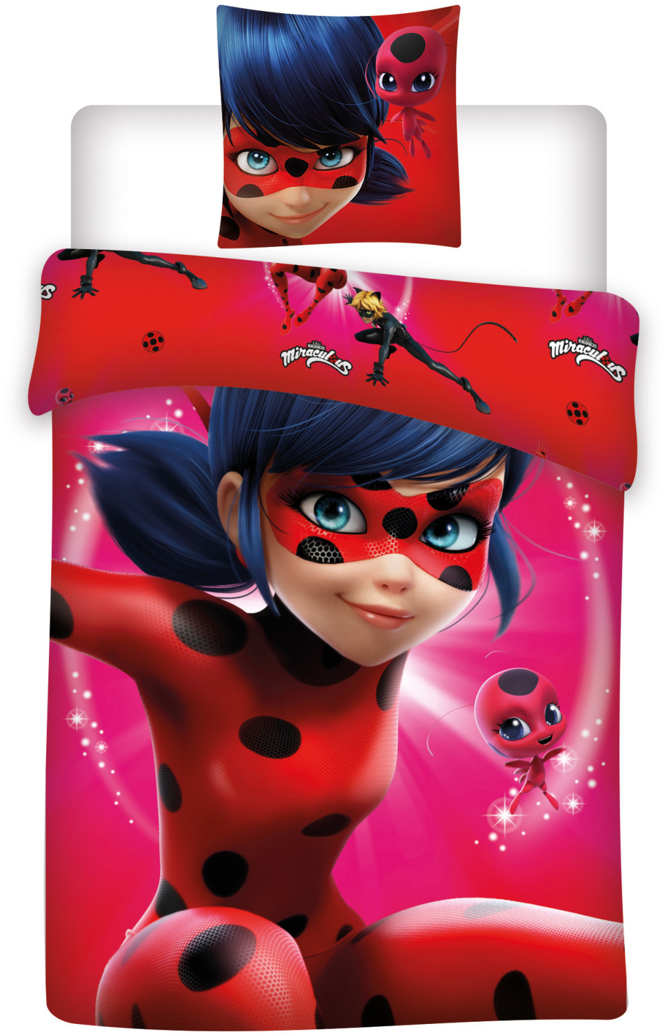 Aymax! Miraculous Ladybug 63 x 63 + 140 x 200 cm
