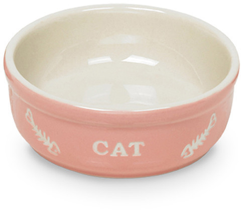 Nobby Gamelle pour chat en céramique rose beige