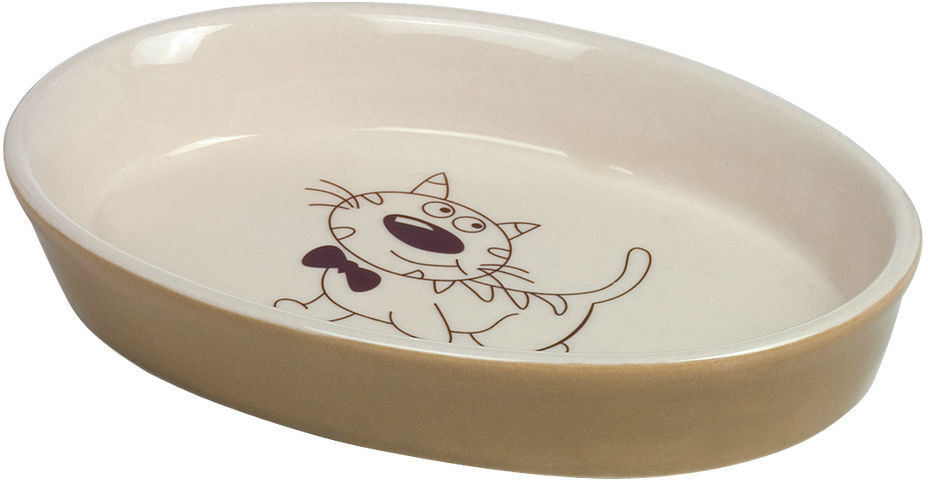 Nobby Ceramic Cat Bowl oval