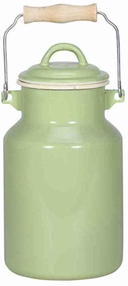 Karl Krüger Milk jug enamel 2 l green