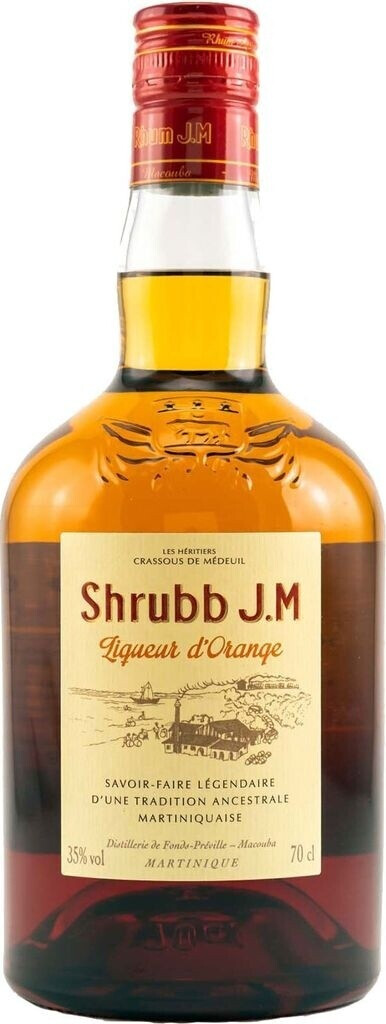 Rhum J.M Shrubb Liqueur d´Orange 0,7l 35%
