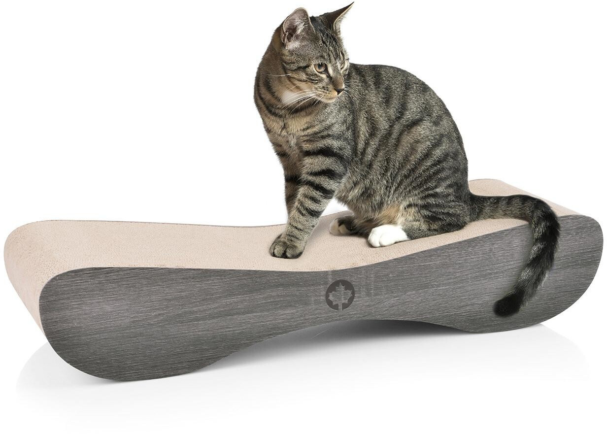 CanadianCat Company ® | MEGA PACK SAVE XXL | Orbit and Satellite 2.0 Set | Nature | with Catnip | Quality Cardboard | approx. 76 x 24 x 15 cm and approx. 84 x 24 x 23 cm