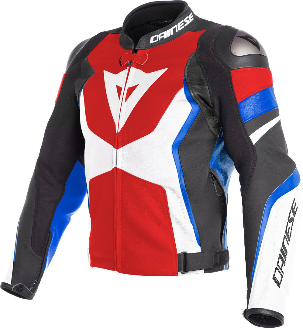 Dainese Blouson Avro 4 rouge/blanc/bleu