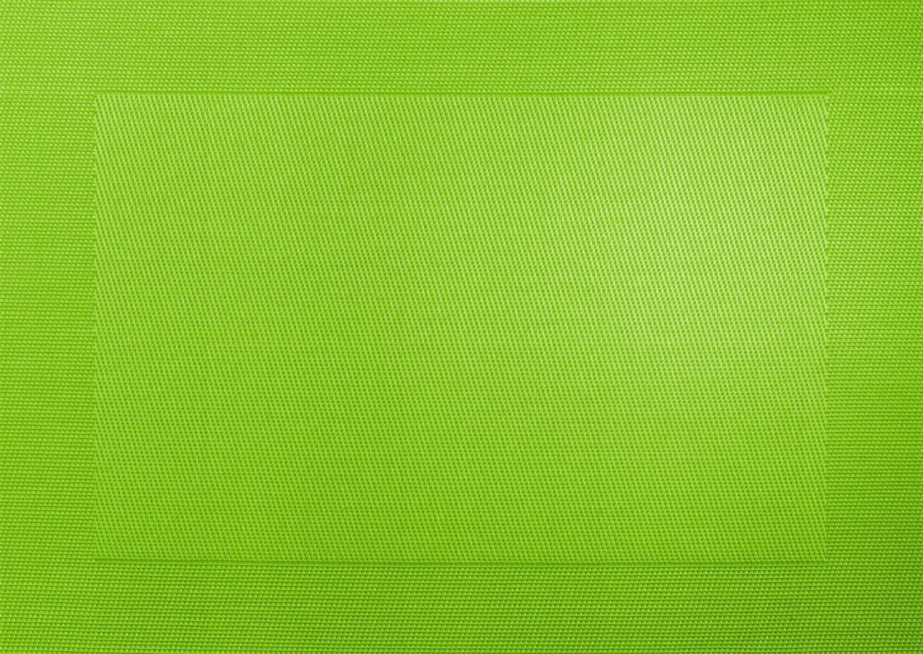 ASA Placemat woven edge apple green 46 x 33 cm (green)