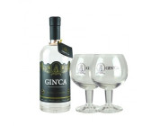 Gin'Ca 0,7l 40% Geschenk-Set mit 2 Gläsern