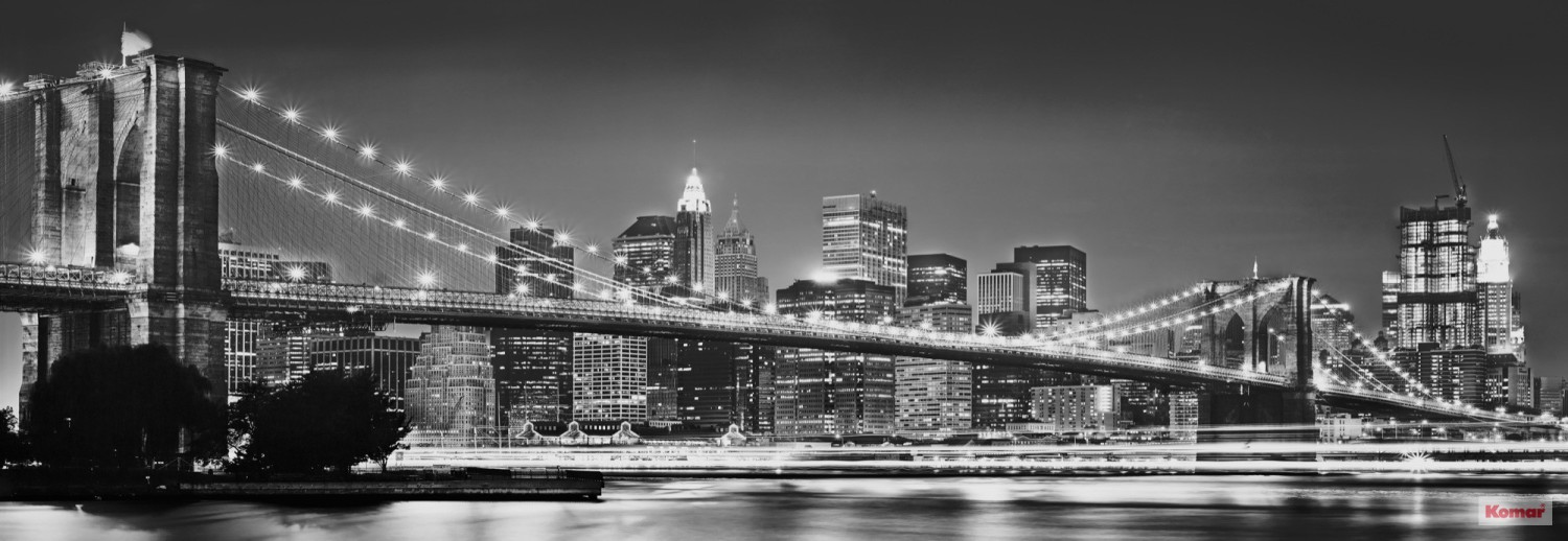 Komar Photo murale panoramique intissé Brooklyn Bridge