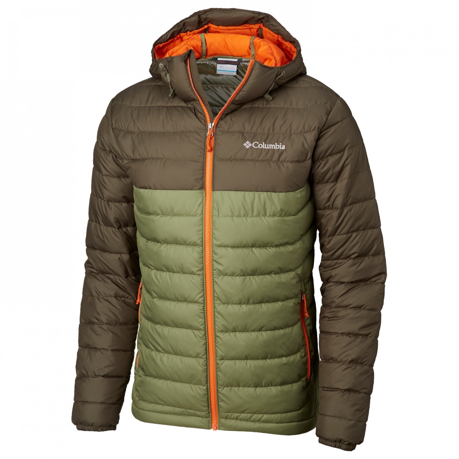 Columbia Powder Lite Hooded Jacket mosstone/peatmoss