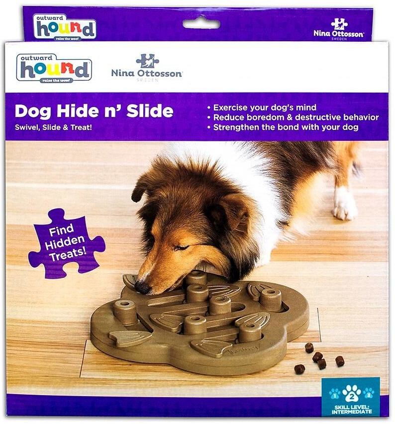 Nina Ottosson Jouet à friandises pour chien Brown