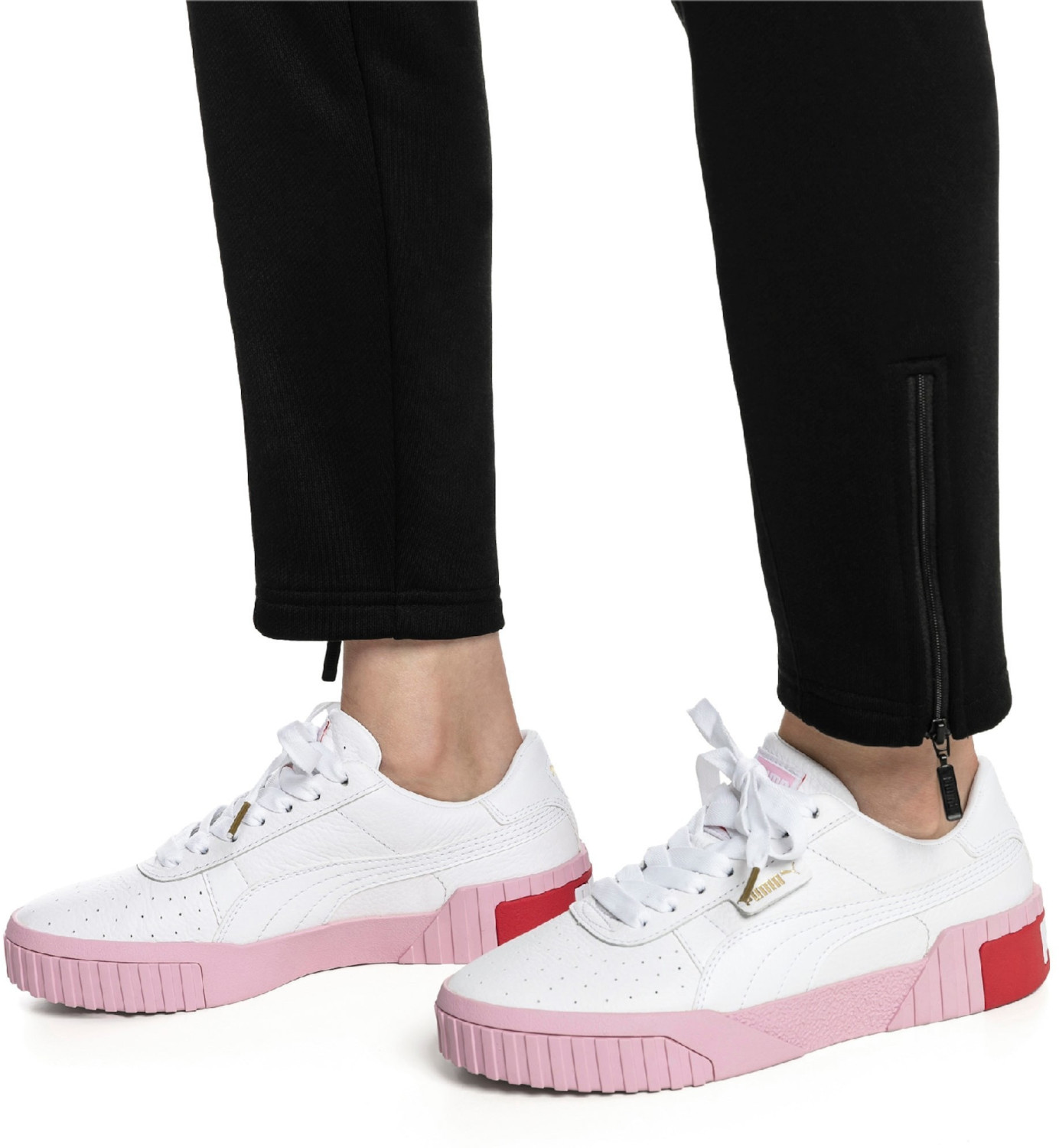 puma cali white and pink