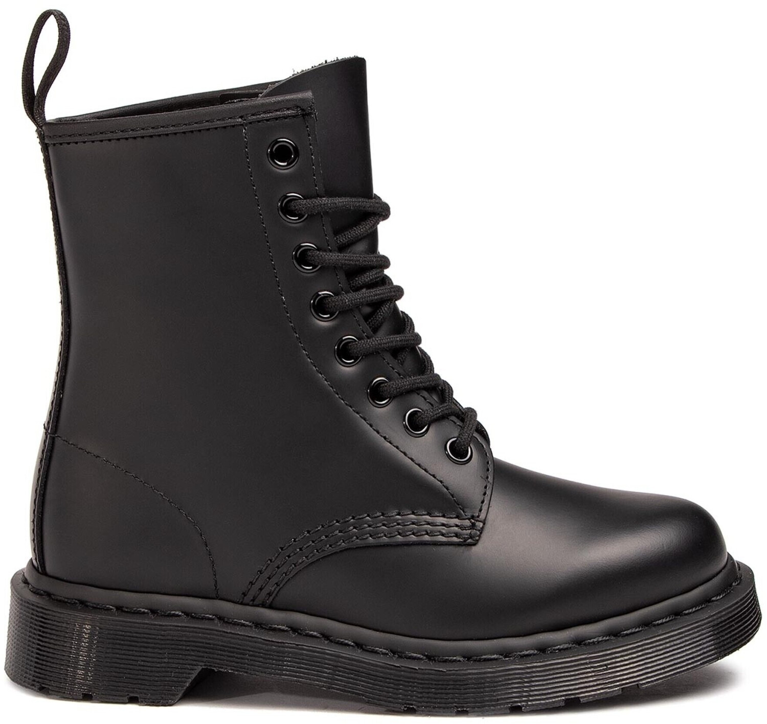 Dr martens 1460 black smooth mono best sale