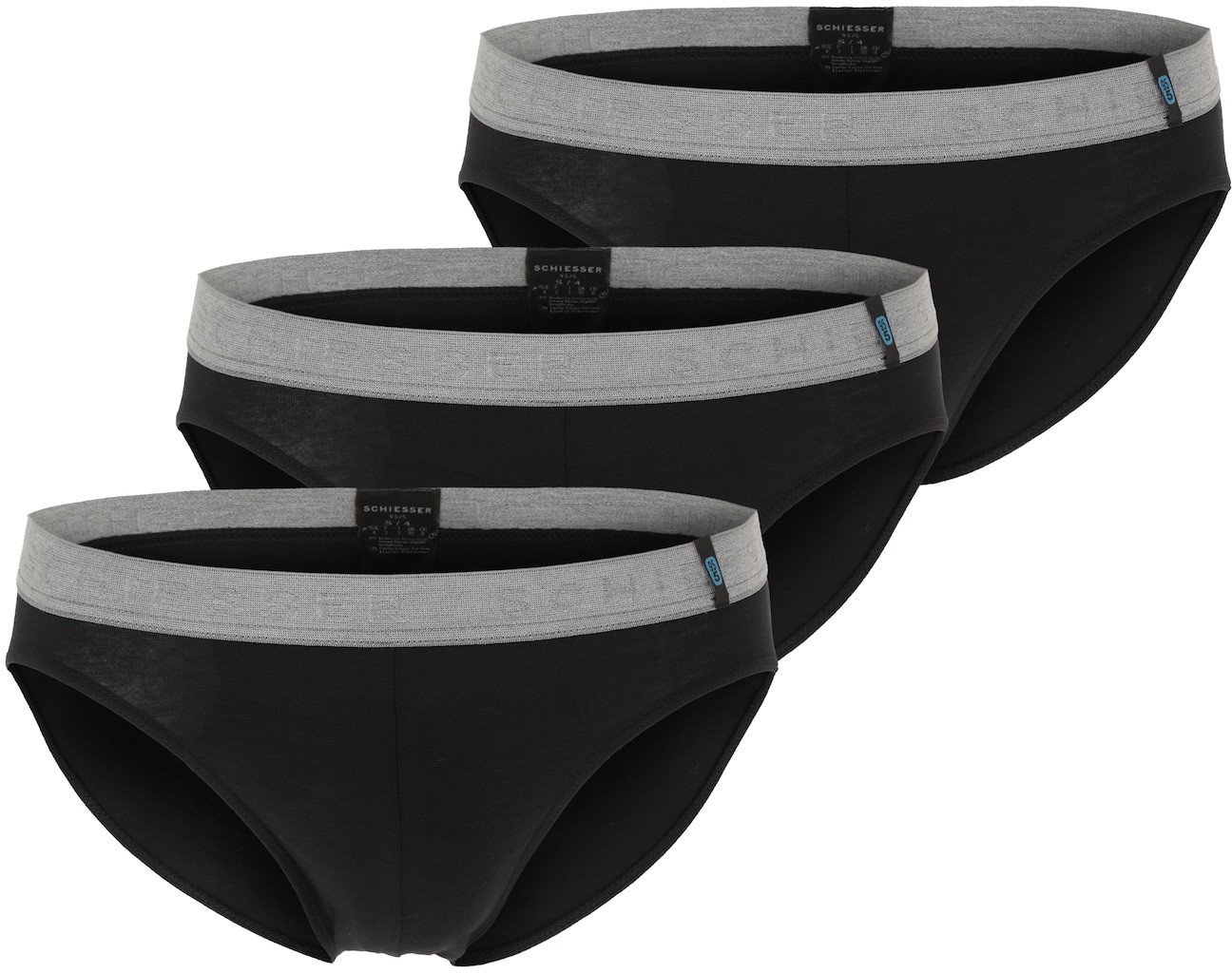 Schiesser 95/5 RioSlips 3erPack schwarz (155586000) ab 23,03