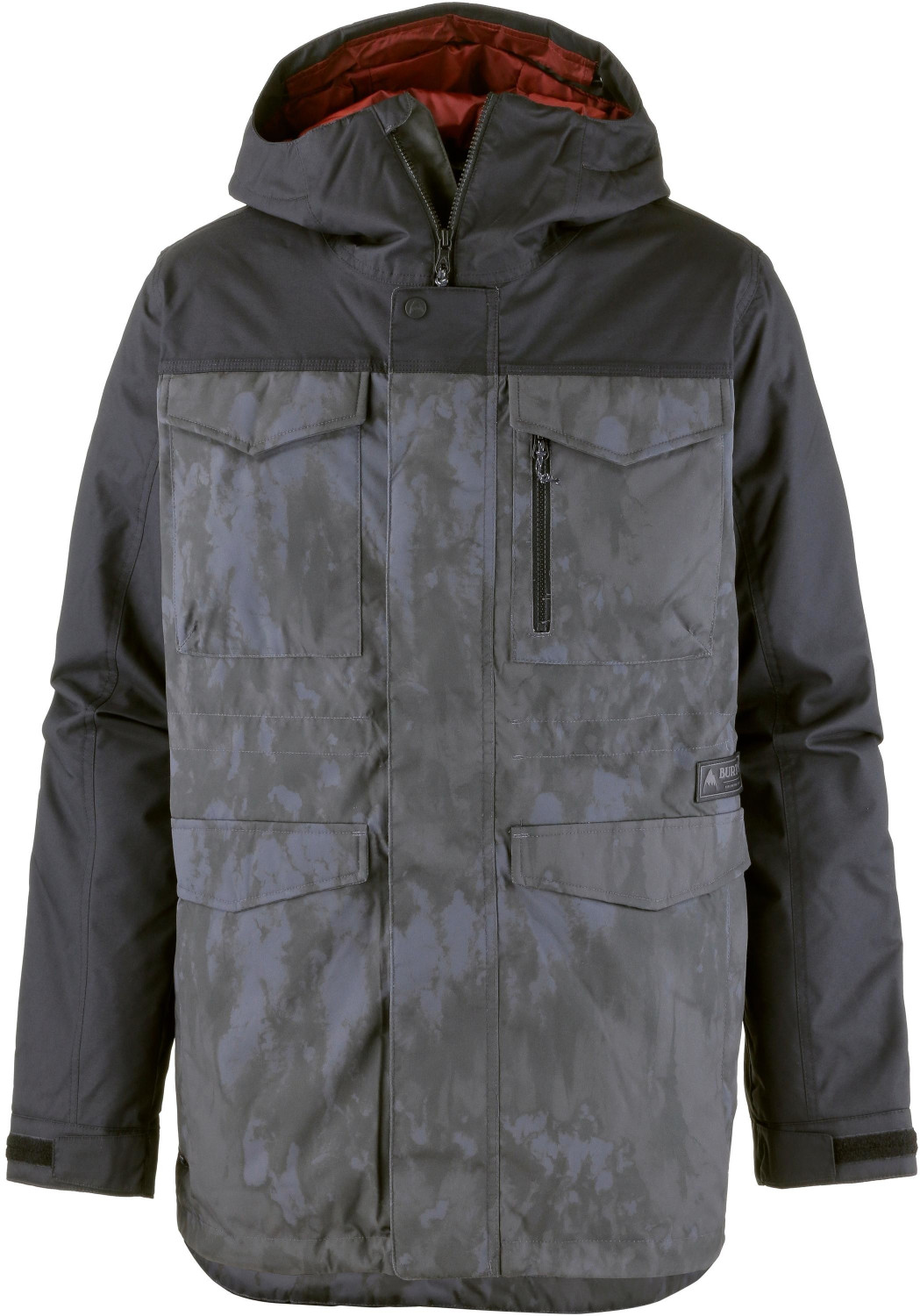 Burton Men's Covert Jacket (130651) cloud shadows/true black
