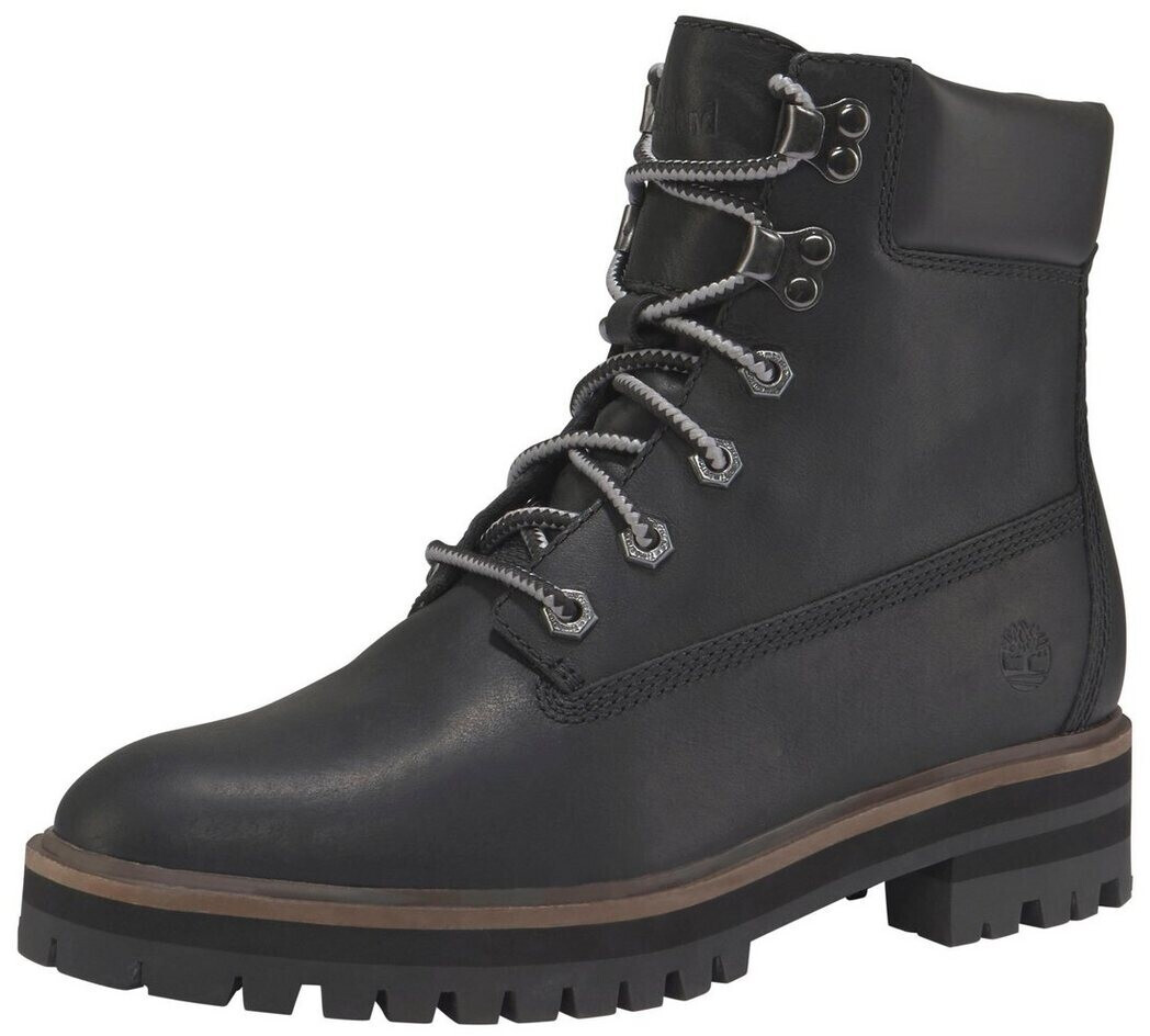 timberland london square 6 inch boots black