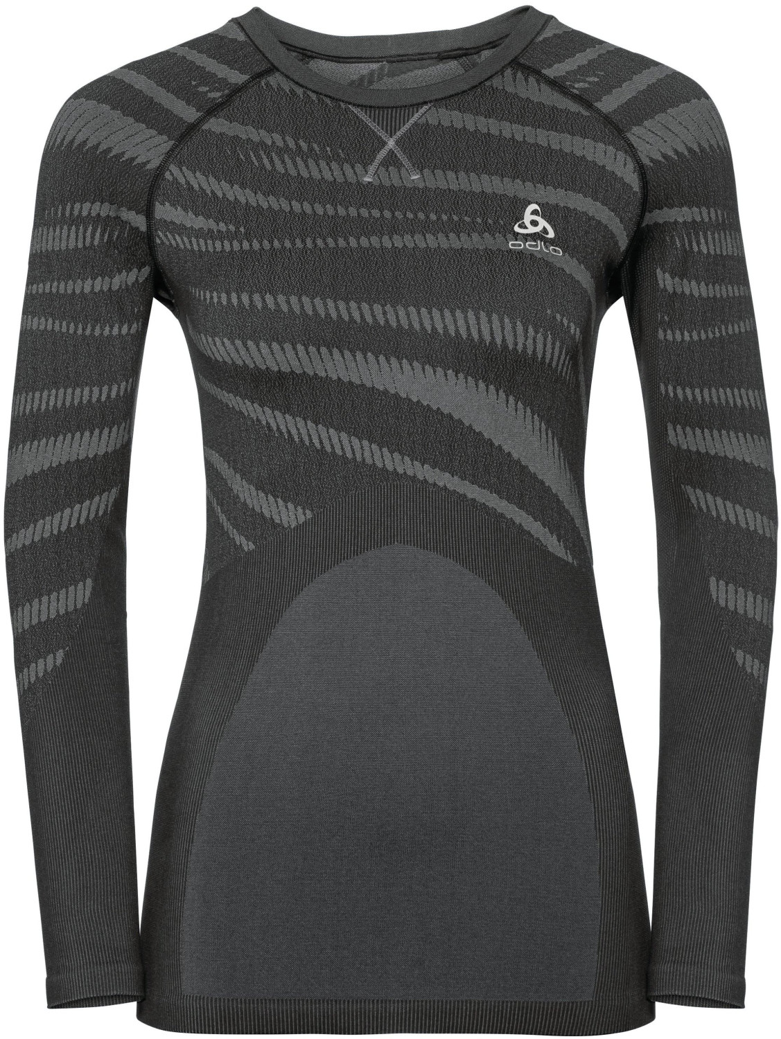 Odlo Women SUW Top Performance Blackcomb LS black/odlo concrete grey