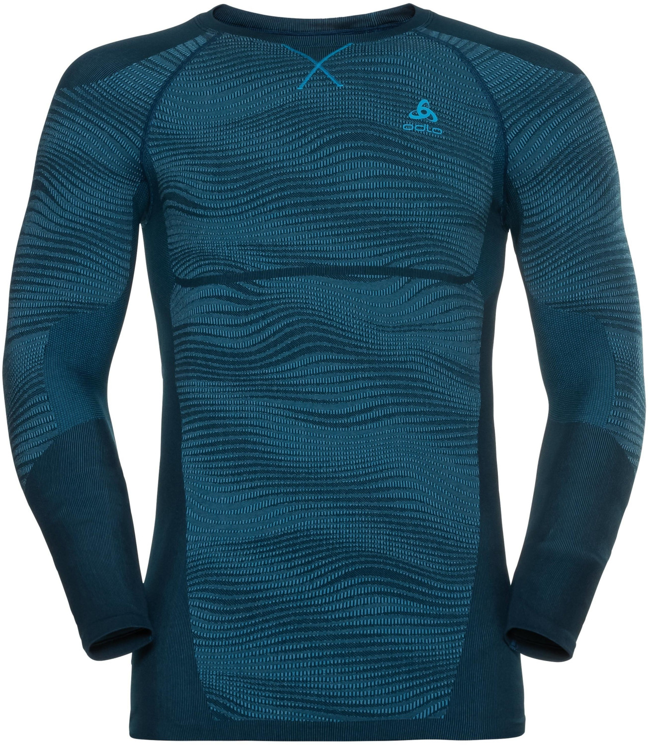 Odlo Men SUW Top Performance Blackcomb LS poseidon/blue jewel/atomic blue