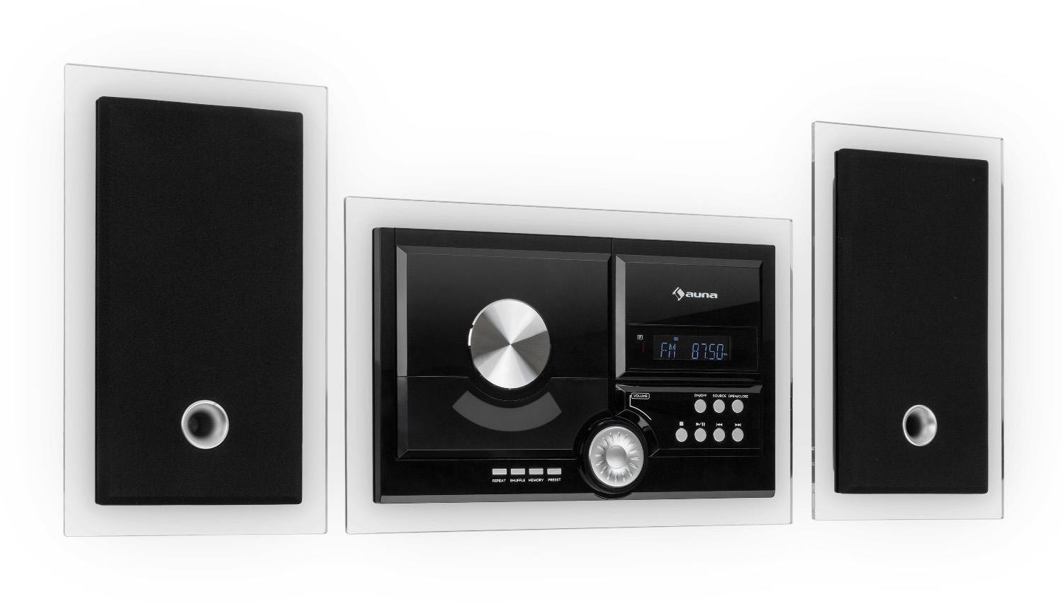 Auna Stereosonic Stereo System Black