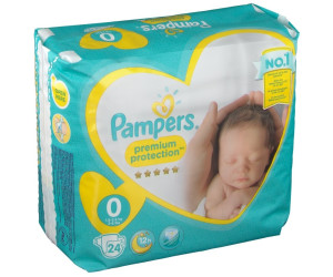 Pampers Premium Protection New Baby 0 Windeln 1,5-2,5 kg Diapers 24 Stück 