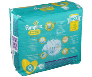 2x Pampers Premium Protection New Baby 0 Windeln 1,5-2,5 kg Diapers 24 Stück 