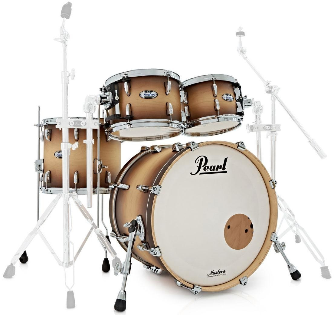 Pearl Masters Maple Complete MCT924XEP/C351 Satin Natural Burst