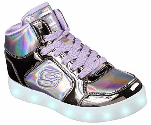 Skechers Shiny Bright gunmetal purple