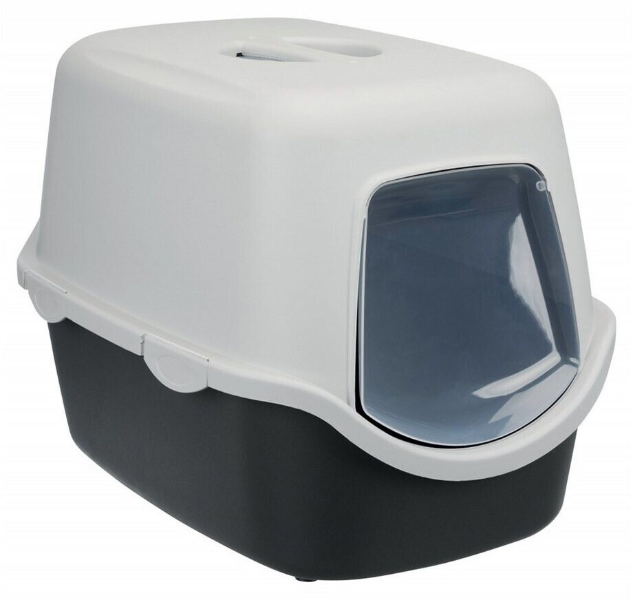 Trixie Vico Litter Tray, with Hood Dark & Light Grey