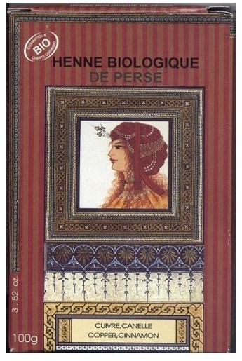 Nomade Palize Henné biologique de Perse cuivre