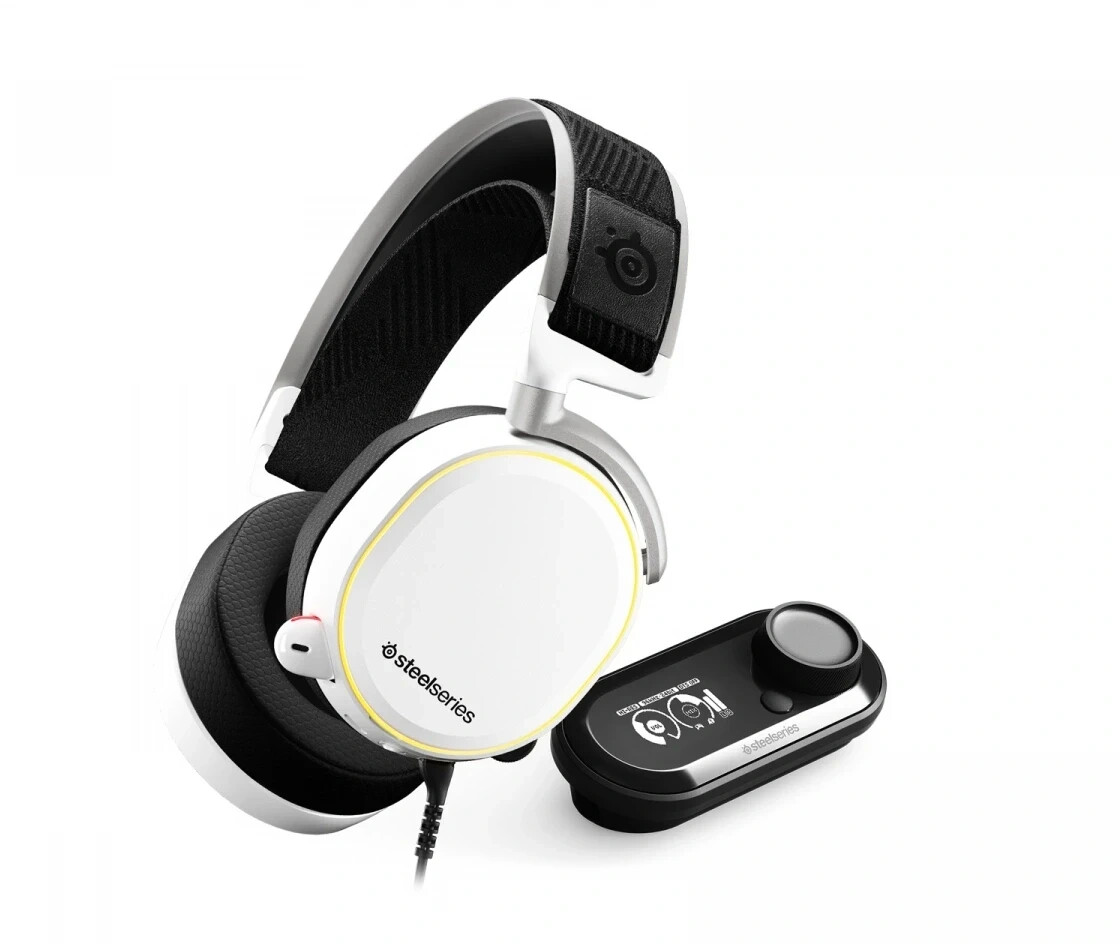 SteelSeries Arctis Pro + GameDAC blanc