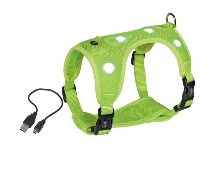 Nobby Harness Dog Flash Mesh Neon Yellow M