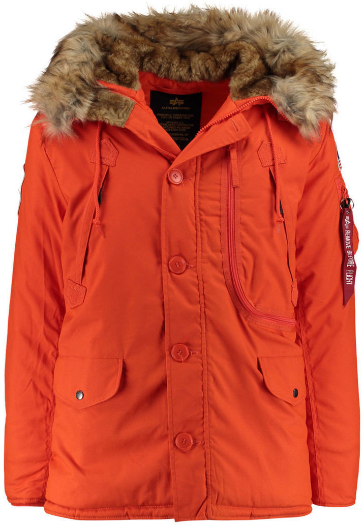 Alpha Industries Polar Jacket flame orange