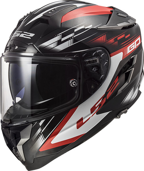 LS2 Challenger HPFC FF327 GP Black/Red