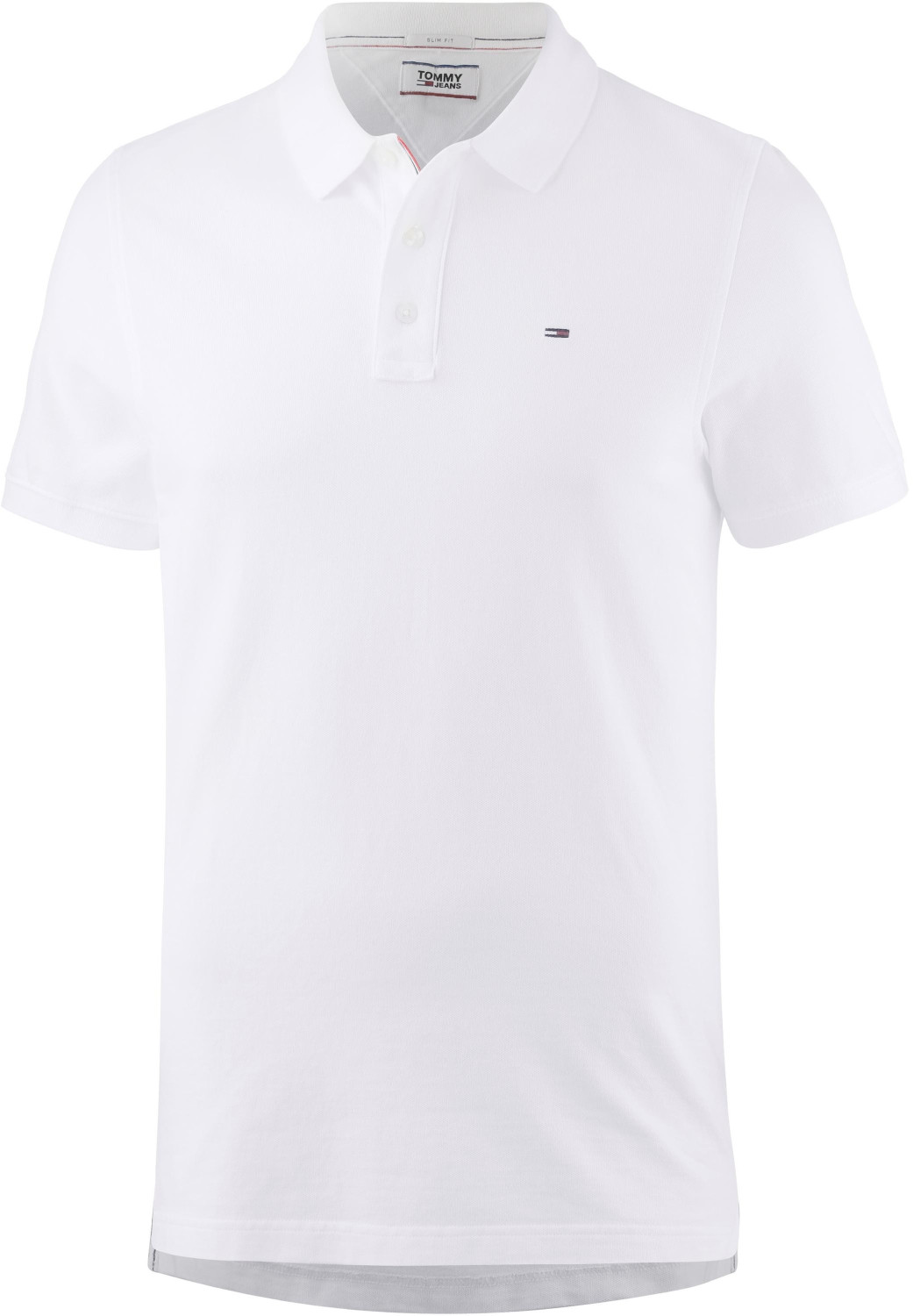 Tommy Hilfiger Organic Cotton Fine Pique Slim Polo (DM0DM04266) white