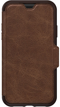 OtterBox Étui cuir Strada (iPhone XR) espresso