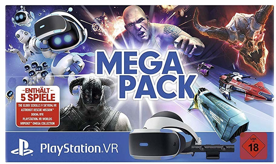 Sony PlayStation VR V2 + PlayStation Camera + Mega Pack
