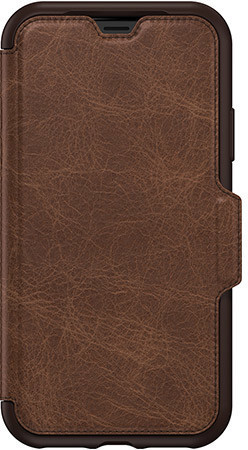 OtterBox Étui cuir Strada (iPhone X/XS) espresso