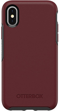 OtterBox Coque Symmetry (iPhone XS) rouge