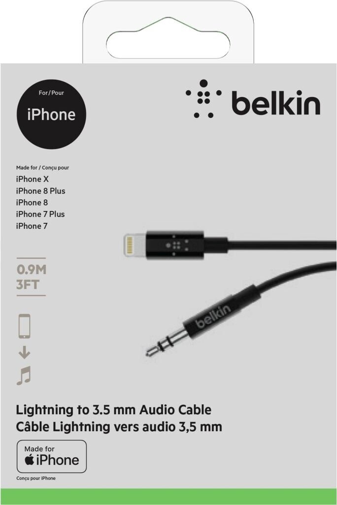 Belkin MixIT Lightning to 3,5mm AUX Cable 0,9m