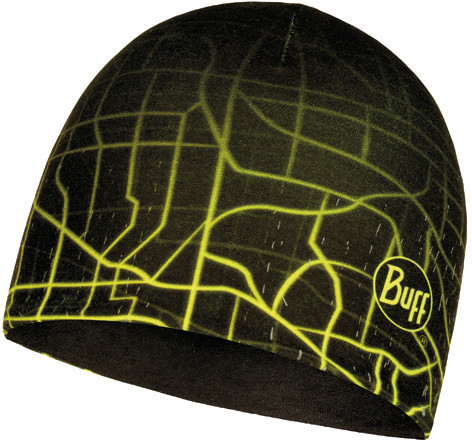 Buff Reversible Microfiber Cap Reflective R-Extent Black (118177-999-10-00)