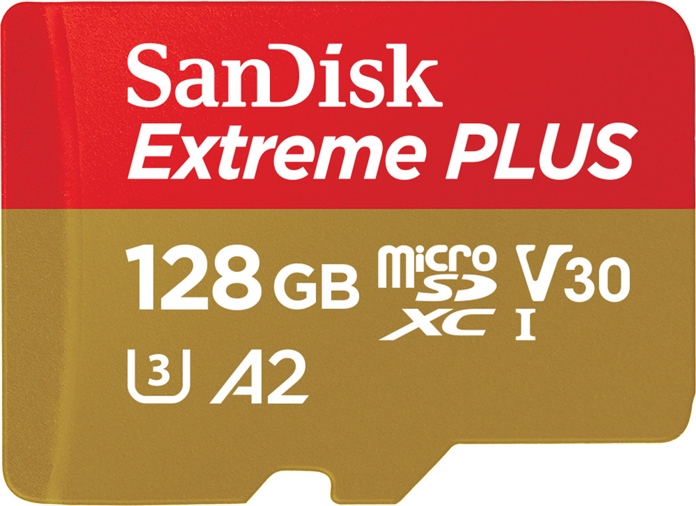 SanDisk EXTREME Plus A2 microSDXC 128 Go