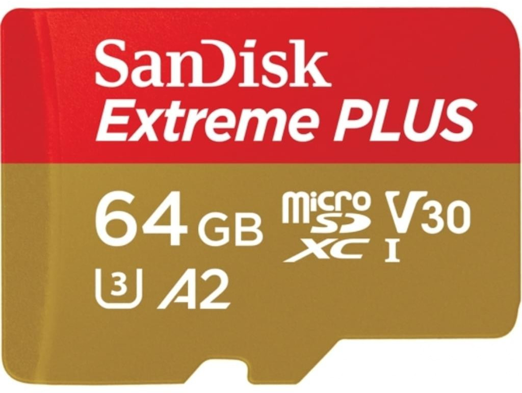 SanDisk EXTREME Plus A2 microSDXC 64 Go