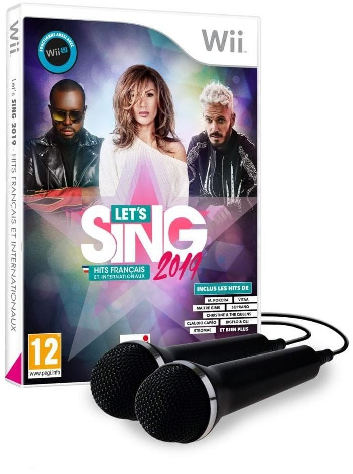 Let's Sing 2019 Hits français et internationaux + 2 microphones (Wii)