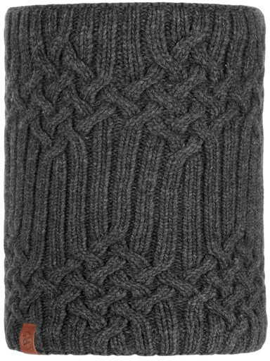Buff Knitted & Polar Fleece Neckwarmer Helle graphite