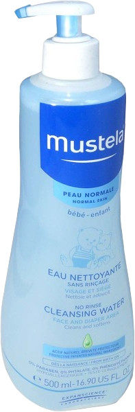 Mustela Peau normale - Eau nettoyante sans rinçage (500 ml)