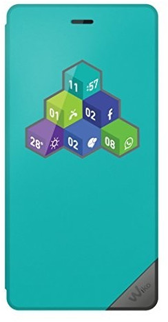 Wiko Étui Smart Folio Wicube (Tommy) bleen